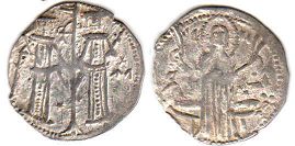 coin Bulgaria grosch no date (1331-1371)