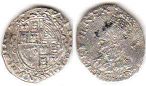 Münze Englisch altes Silber - Charles I Penny