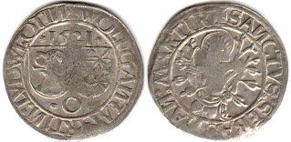 coin Oettingen batzen (4 kreuzer) 1521