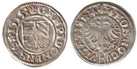 Münze Kempten halbBatzen (2 Kreuzer) 1515