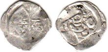 coin Regensburg pfennig no date (1253-1290)