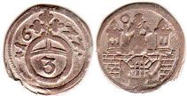 coin Magdeburg 3 pfennig 1622