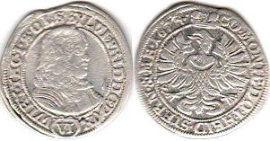 moneta Wurttemberg-Oels 6 kreuzer 1674