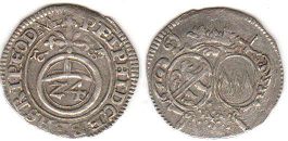 coin Bamberg 1/24 taler 1683