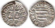 coin Hungary denar no date (1387-1437)