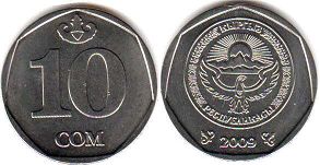 coin Kyrgyzstan 10 som 2009
