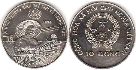 coin Viet Nam 10 dong 1996