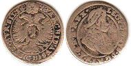 coin RDR Austria 1 kreuzer 1698