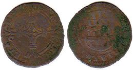 coin Cambrai 2 denier 1570-1596