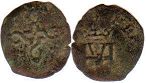 coin Navarre liard no date (1572-1610)