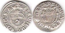 coin Montfort halbbatzen (2 kreuzer) 1626