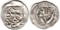 coin Schwäbisch Hall heller no date (XIII century)
