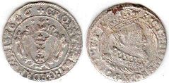 moneta Danzig (Gdansk) 1 grosze 1626