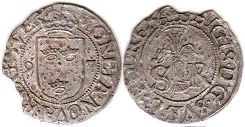 mynt Sverige 1/2 öre 1597