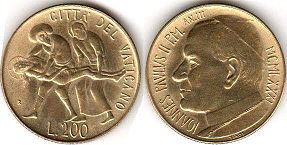 coin Vatican 200 lire 1981