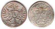 Münze Regensburg 1 Kreuzer 1626