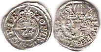 Münze Schaumburg-Pinneberg 1/24 Thaler kein Datum (1620)