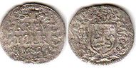 coin Hesse-Darmstadt 1 kreuzer 1682