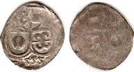 coin Salzburg 1/2 kreuzer 1555