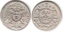 Münze Regensburg 1 Kreuzer 1644
