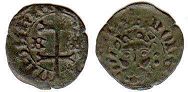 coin Hungary denar no date (1458-1490)