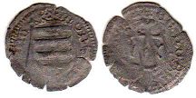 coin Hungary denar no date (1444-1446)