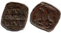 coin Sicily 1 grano no date (1621-1647)