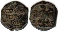 moneta Sicily 1 grano 1686