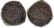 coin Sicily denar no date (1416-1458)