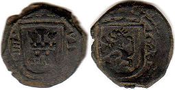moneda España 8 maravedis 1623