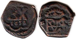 coin Spain 4 maravedis 1658
