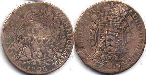 Münze Neuenburg 1 batzen 1808