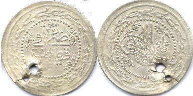 coin Turkey - Ottoman 3 kurush 1834