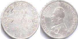 Münze Preußen 4 Groschen 1818