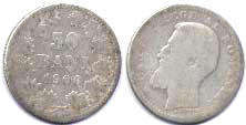 coin Romania 50 bani 1900