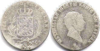 Münze Bayern 20 kreuzer 1809