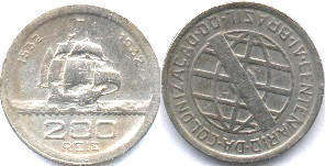 coin Brazil 200 reis 1932