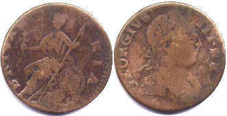 coin UK old coin half penny 177 (1-5)