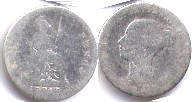 coin UK old coin 4 pence 1848