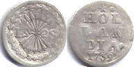 coin Holland 1 stuver 1739