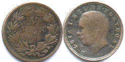 coin Portugal 5 reis 1882