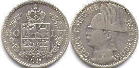 coin Romania 50 lei 1937