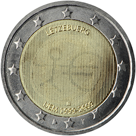 coin 2 euro Luxembourg