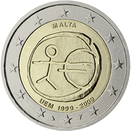 coin 2 euro Malta