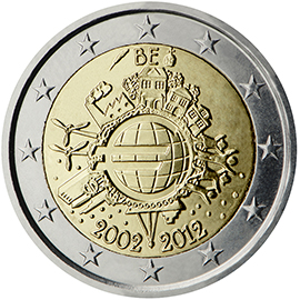 coin 2 euro Belgium