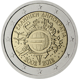 coin 2 euro Greece