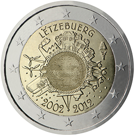 coin 2 euro Luxembourg