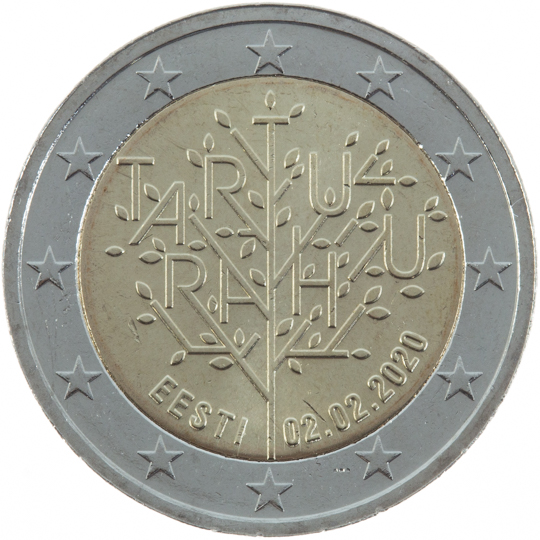 coin 2 euro 2020 et_centTartuPeaceTreaty