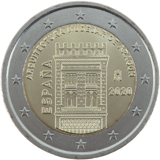 coin 2 euro 2020 es_unesco_aragon