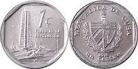 moneda Cuba 1 centavo 2015